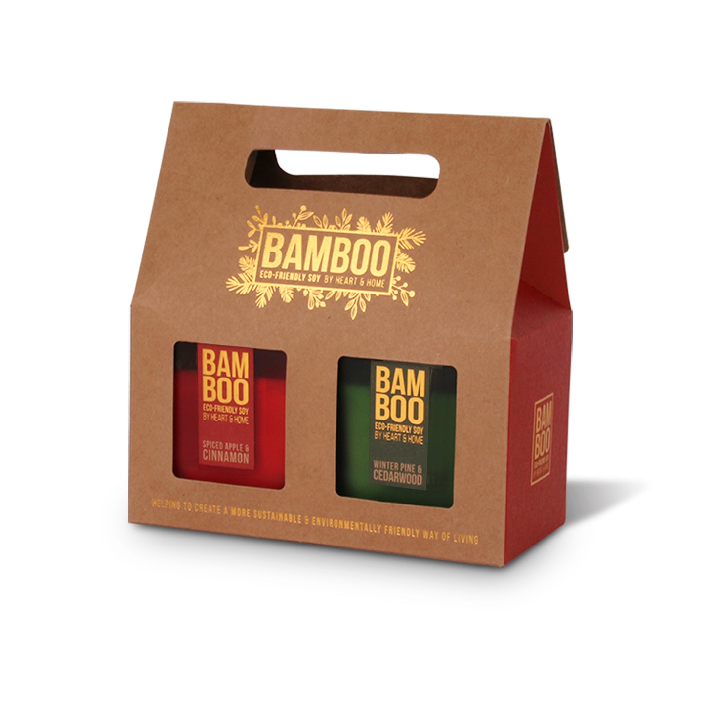 Giftset Candles Displayed In Full Alongside Packaging
