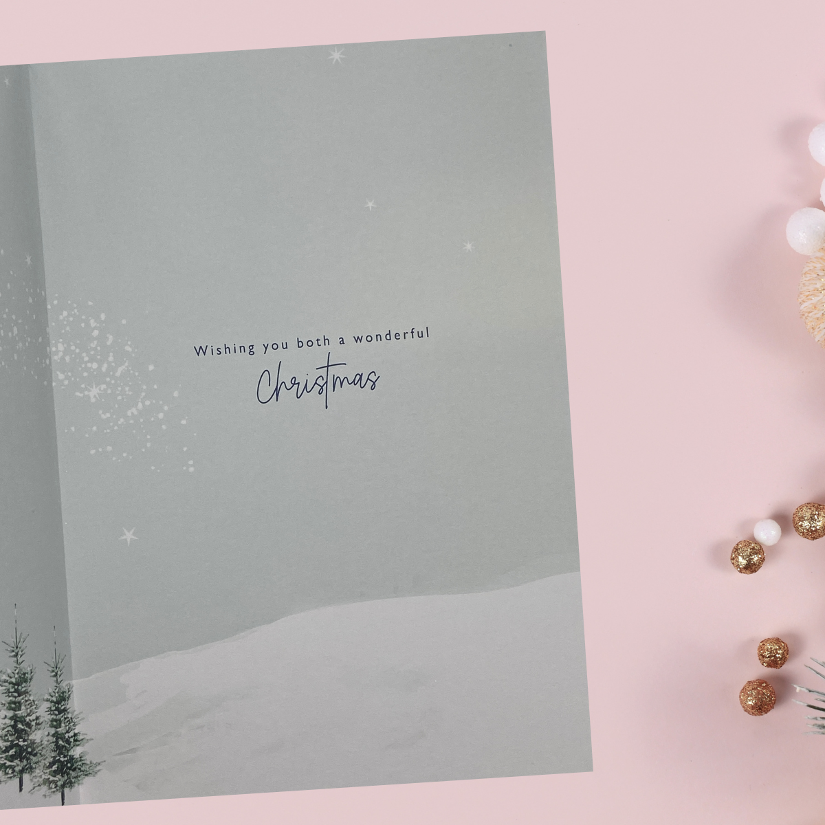 Daughter & Son-In-Law Christmas Card - Cut Out Heart