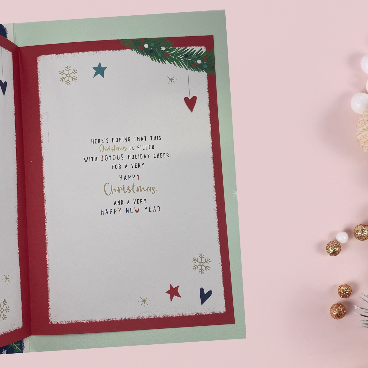 Mum & Dad Large Christmas Card - Pavillion