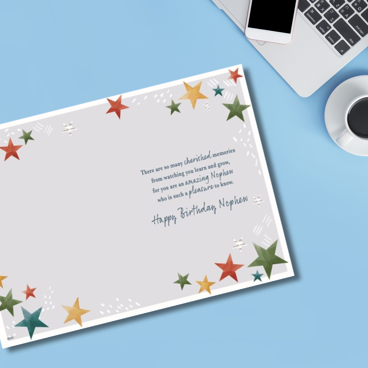 Nephew Birthday Card - Most Especially For You