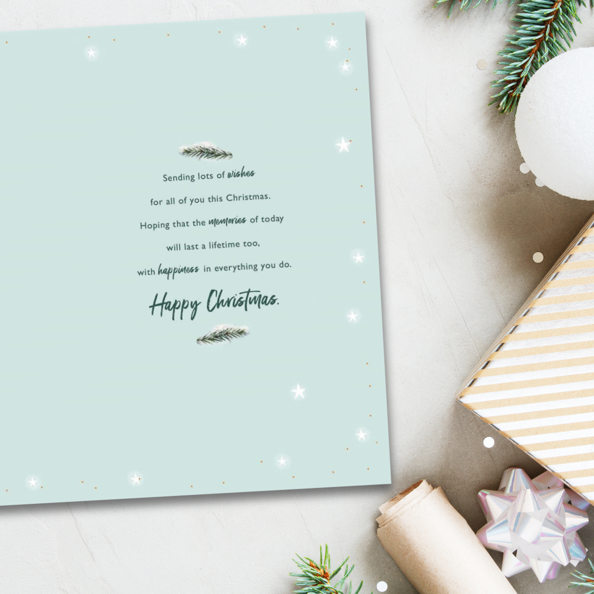 To All Of You Christmas Card - Just For You