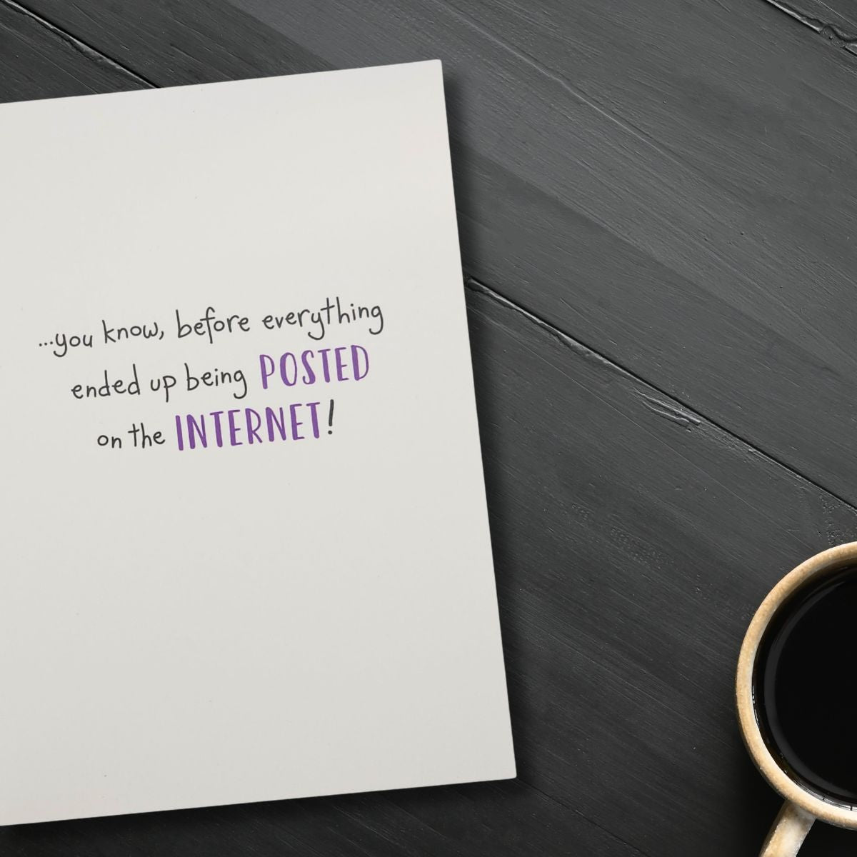 Funny Birthday Card - Giggles Prince Party Like It's 1999