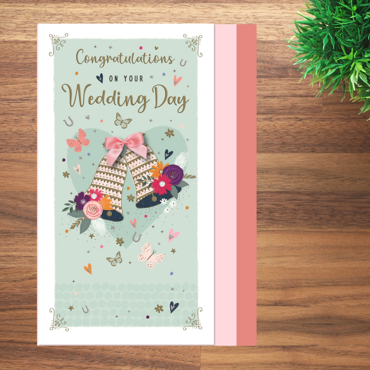 Wedding Day Card - Large Pavillion Wedding Bells