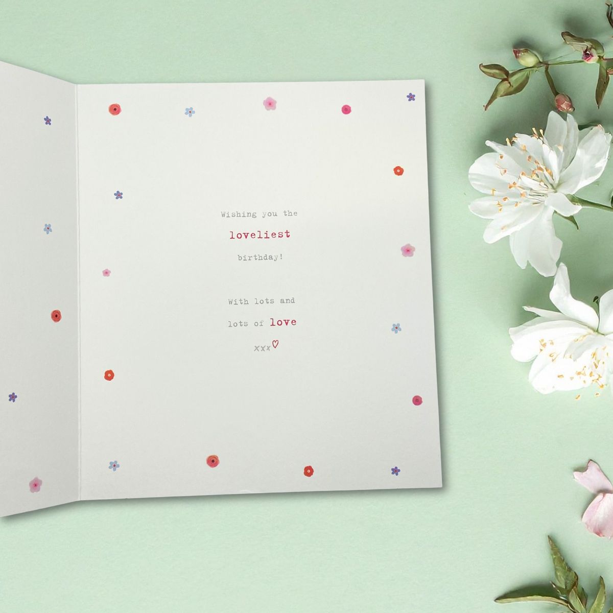 Grandma Birthday Card - Boofle Bear With Cakes