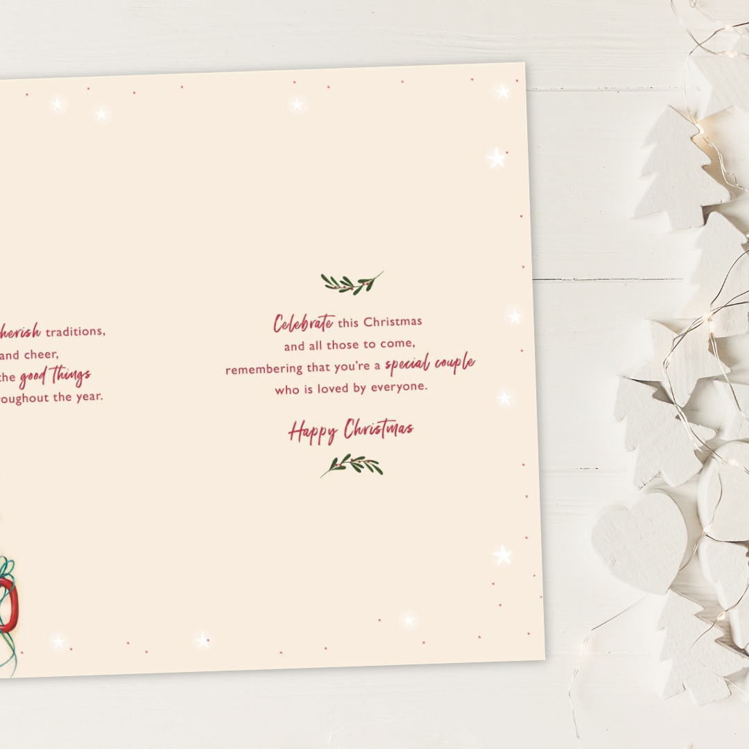 Daughter & Son-In-Law Christmas Card - Just For You Hot Chocolates