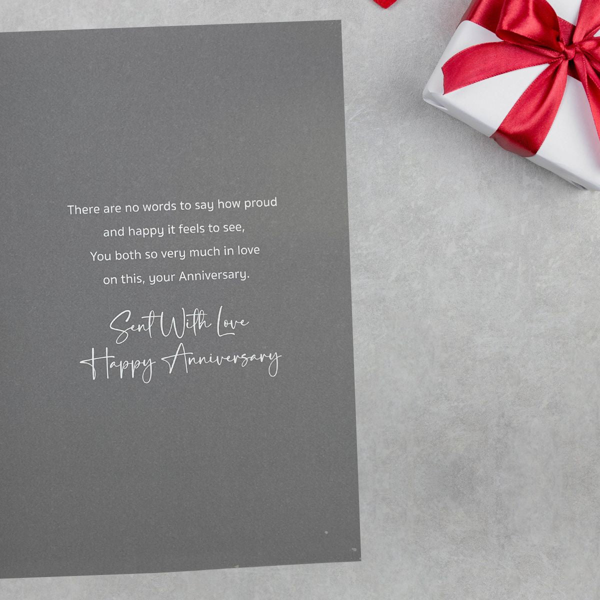 Granddaughter & Husband Wedding Anniversary Card - Grace Flutes & Balloons