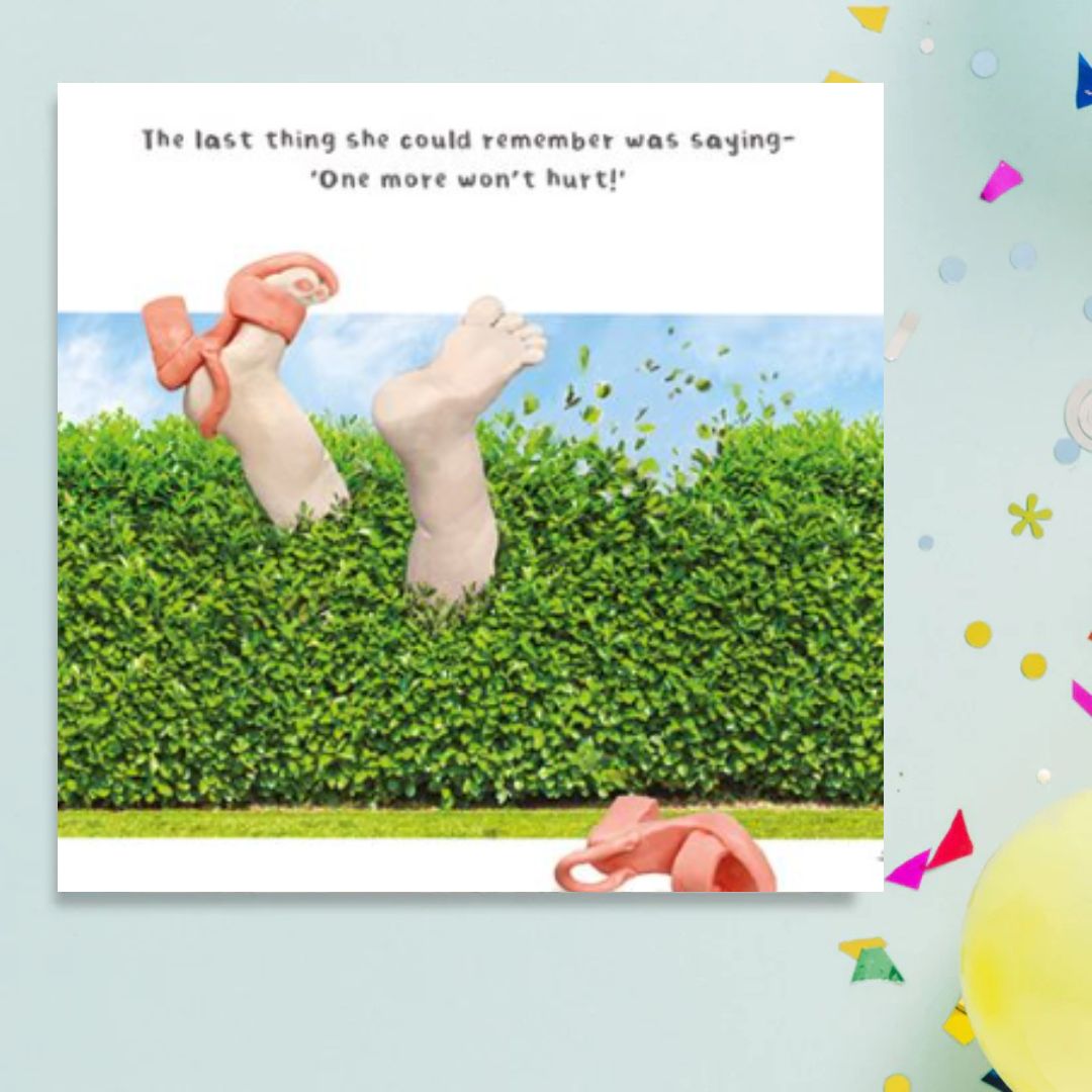 Model Family Funny Birthday Card - One More Can't Hurt