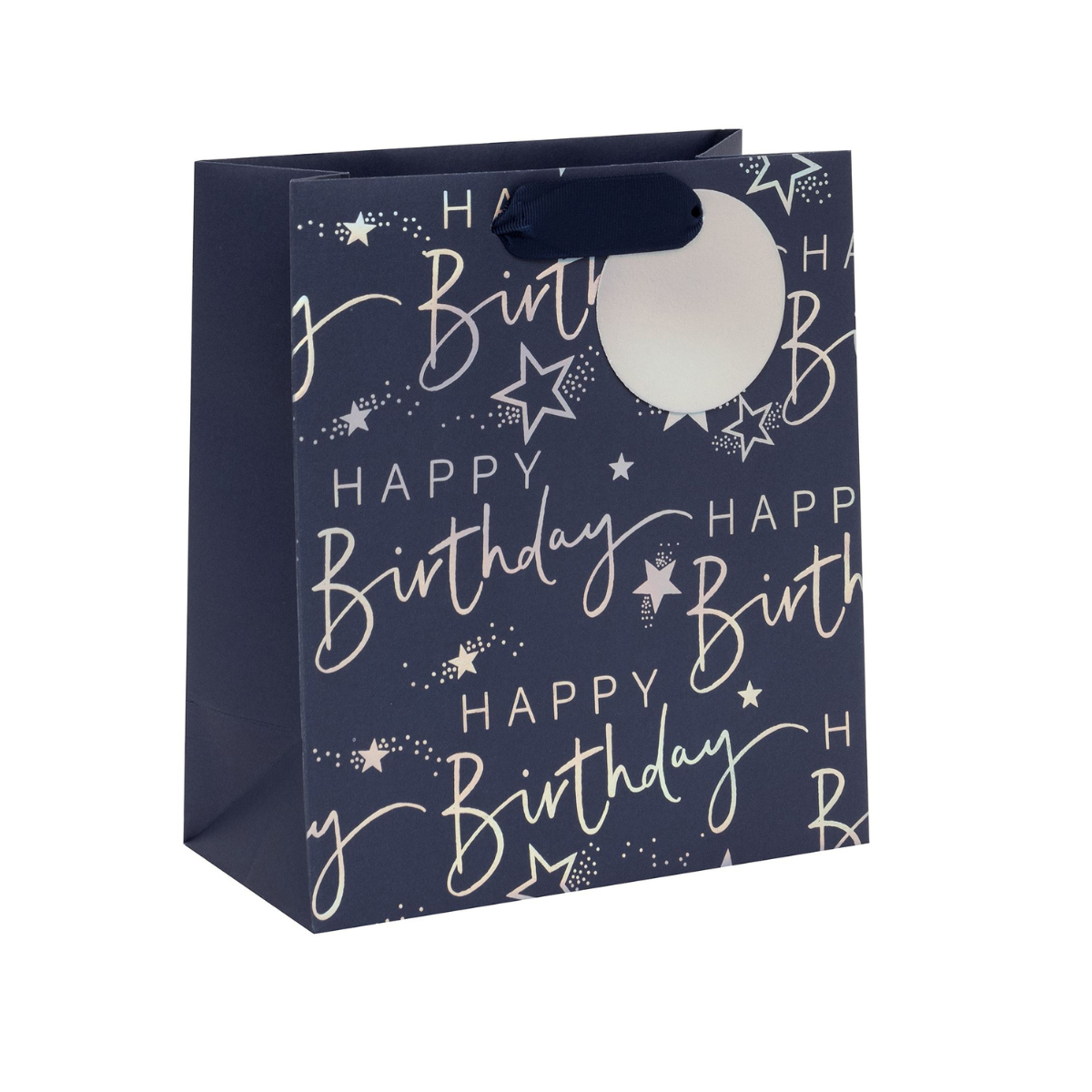 Gift Bag Medium - Blue Script