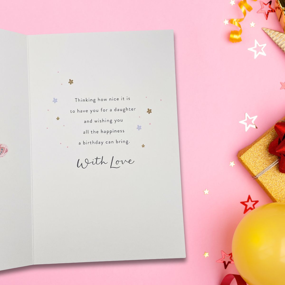 Daughter Birthday Card - Pretty Butterflies