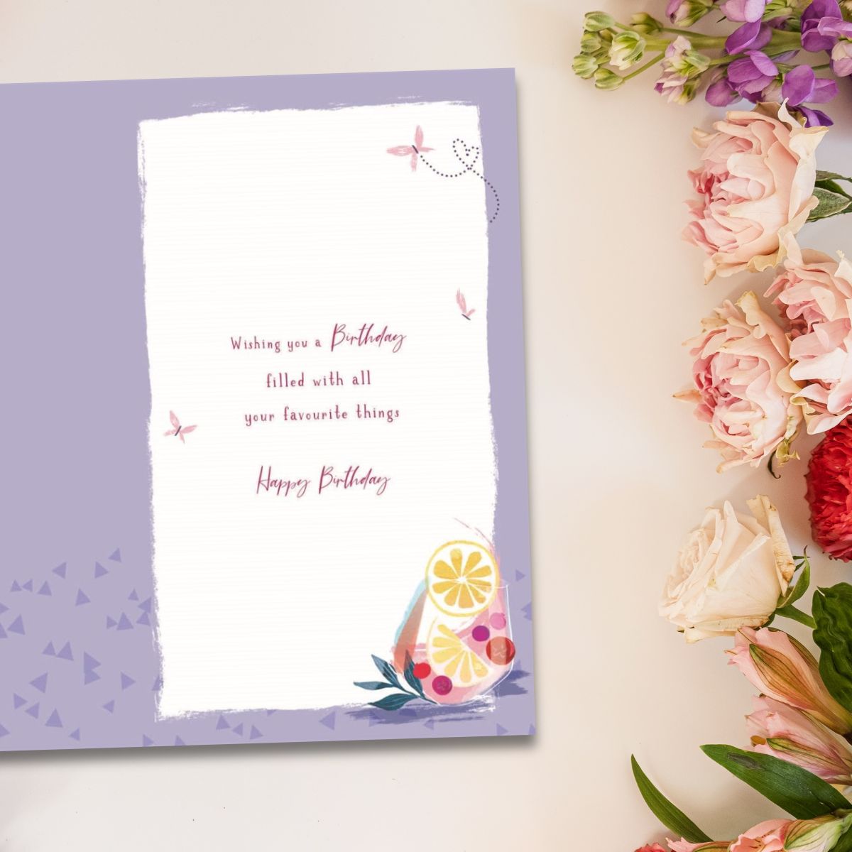 Skylight Birthday Card - Cocktails