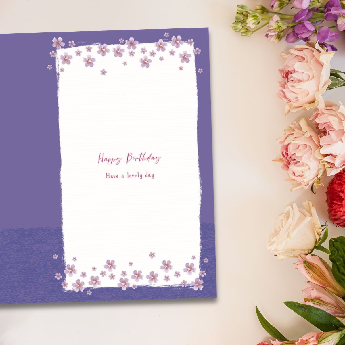 Skylight Birthday Card - Floral Gifts
