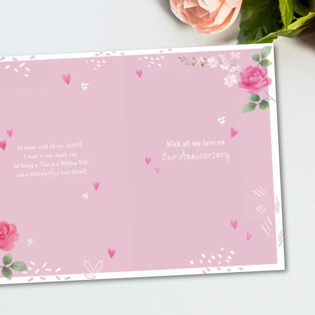 Wife Anniversary Card - Most Especially For You