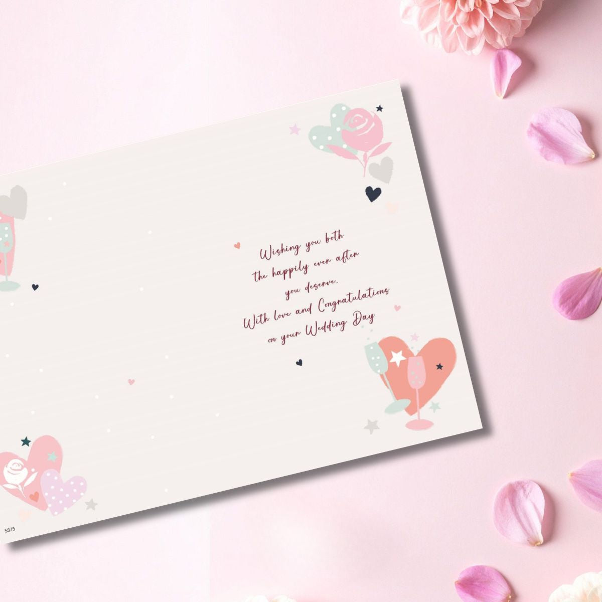 Son & Wife Wedding Day Card - Giddy Up Hearts