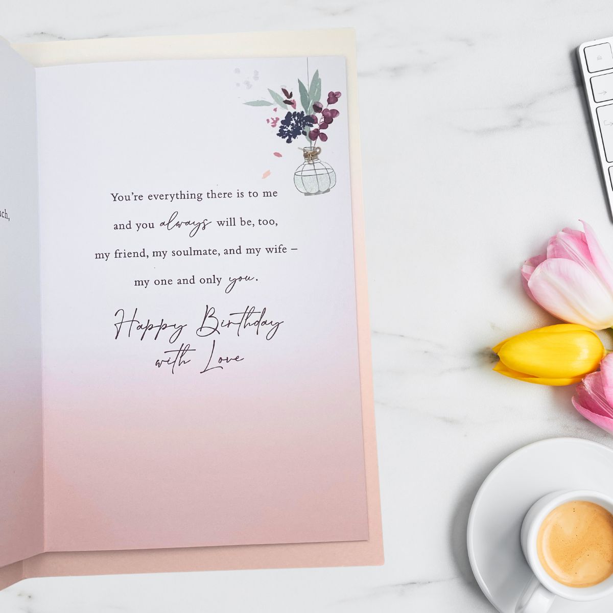 Wife Birthday Card - Word Portraits What Is A Wife?