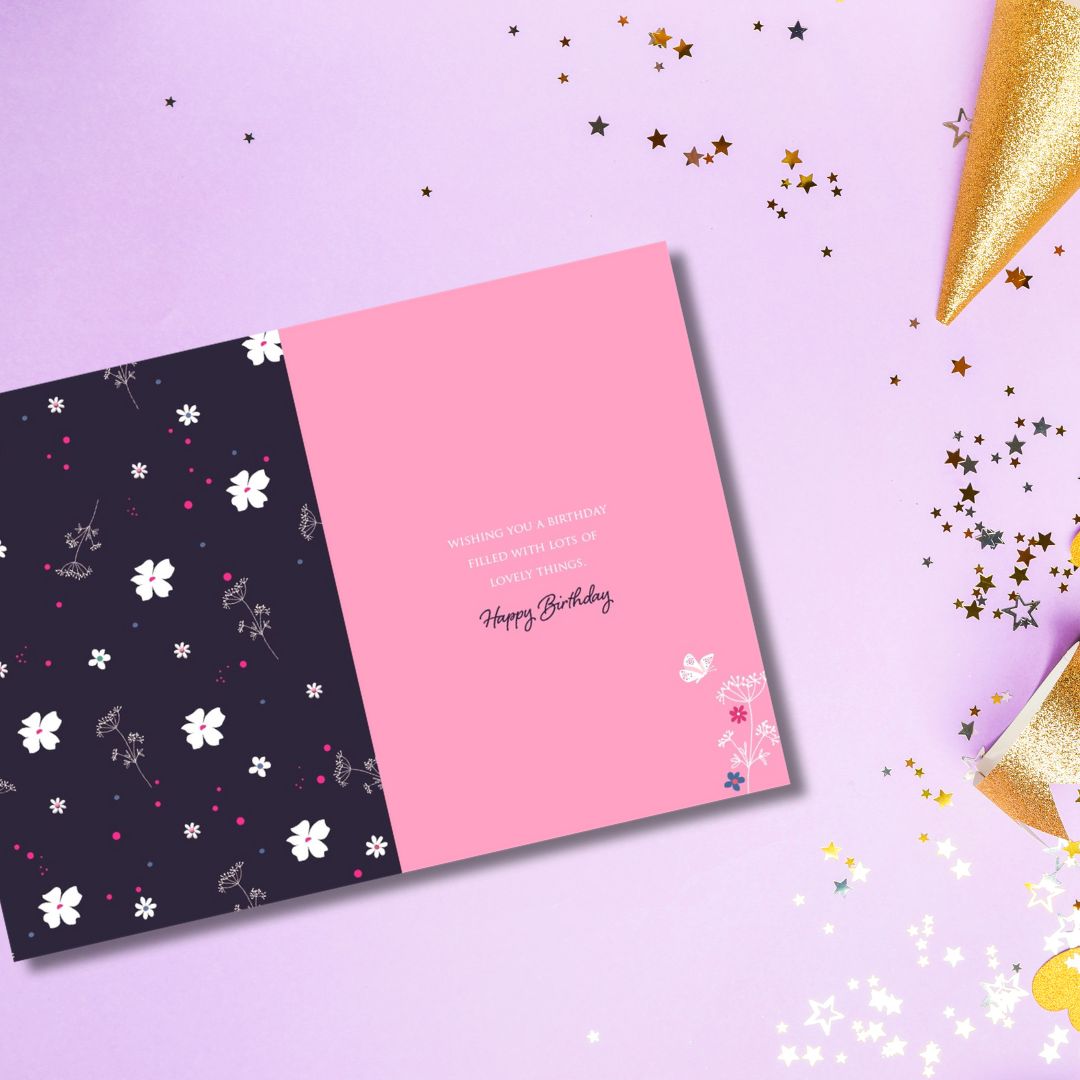 Joy Birthday Card - Lovely Lady