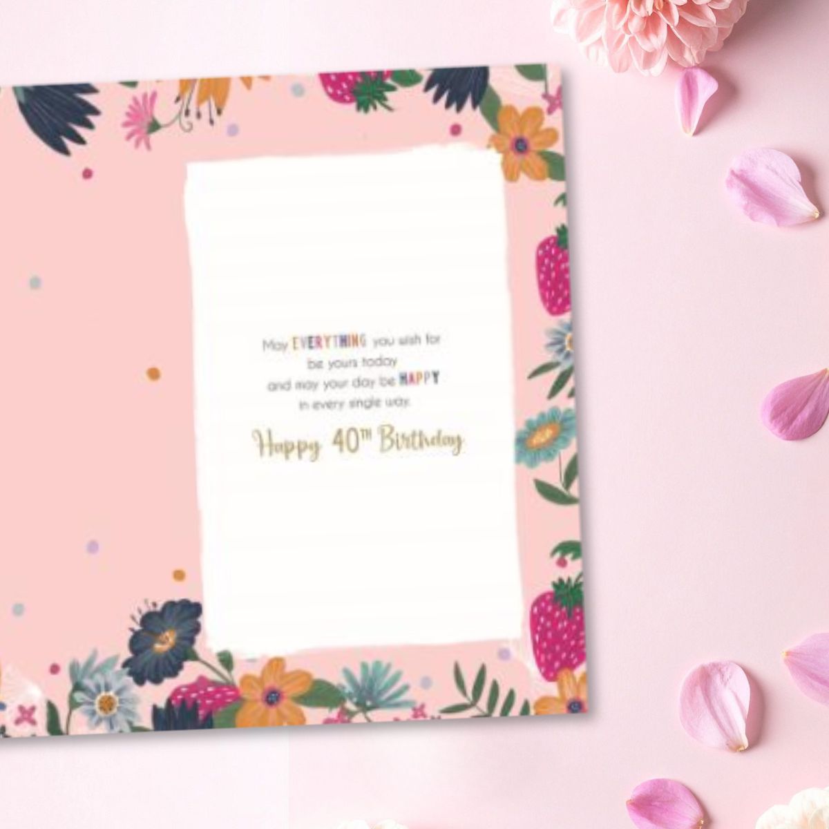 Sister-In-Law 40th Birthday Card - Skylight Floral Gifts