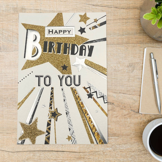 Signature Birthday Card - Stars & Stripes