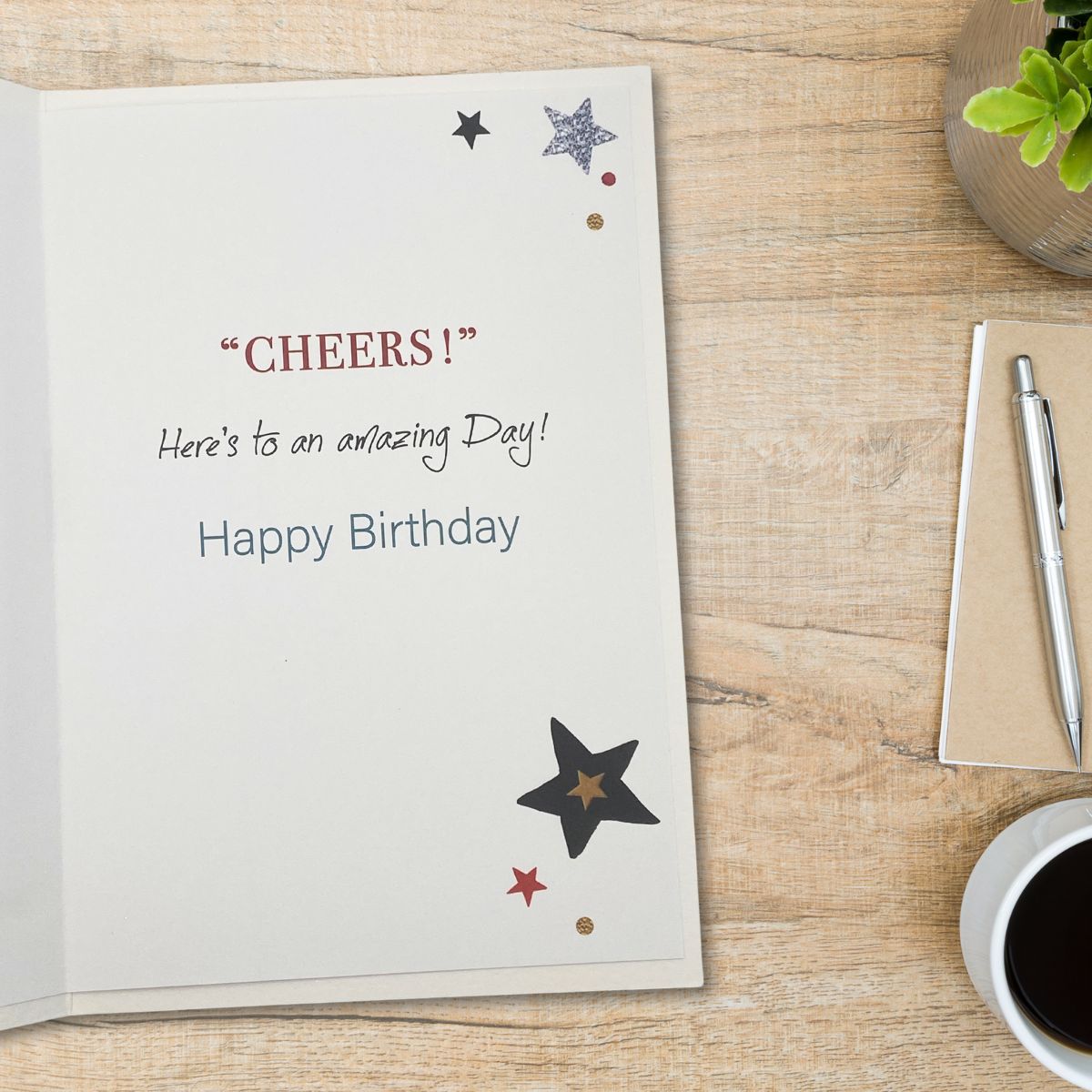 Signature Birthday Card - Wine