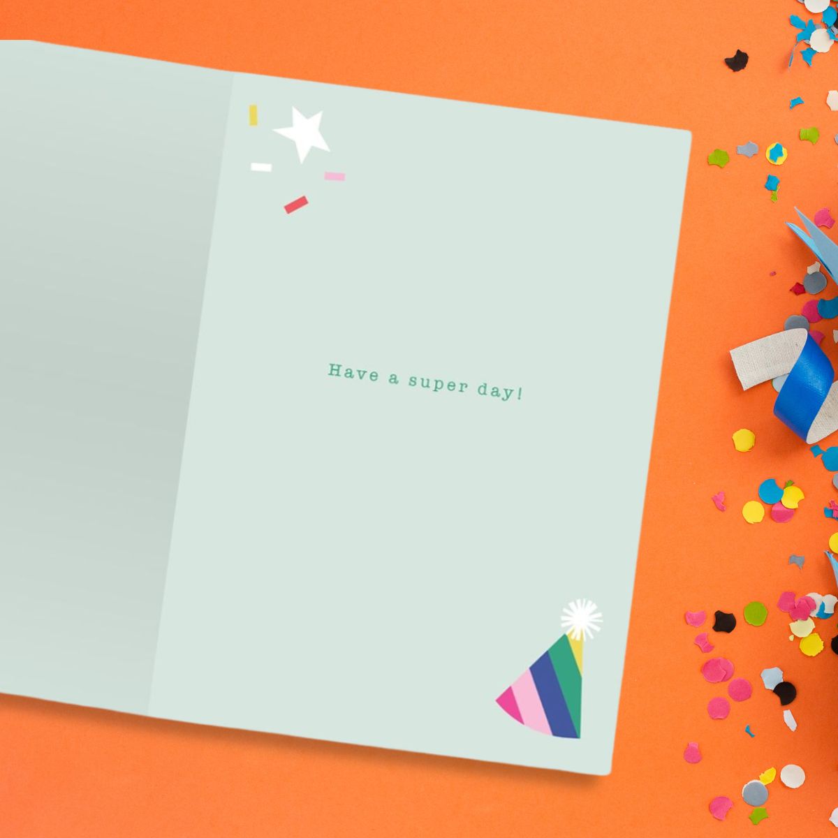 Wild Flower Birthday Card - Woo Hoo!