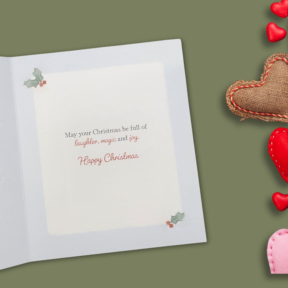 Godson Christmas Card - Barley Bear