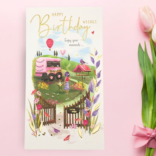 Day Dreams Birthday Card - Coffee Shop