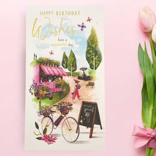 Day Dreams Birthday Card - Flower Shop