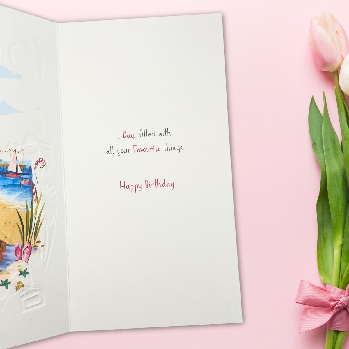 Day Dreams Birthday Card - Beach
