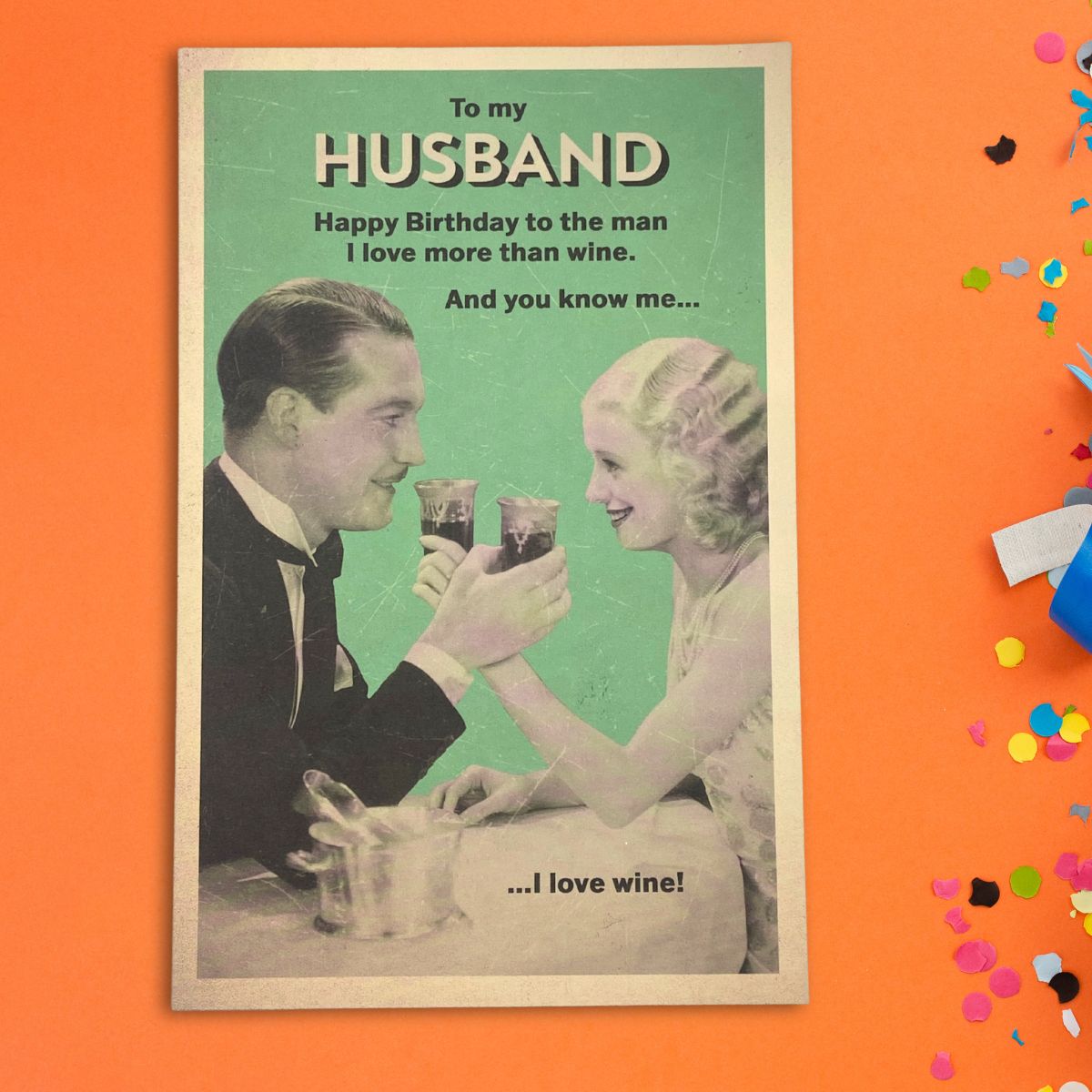 Husband Birthday Card- Waving At Trains