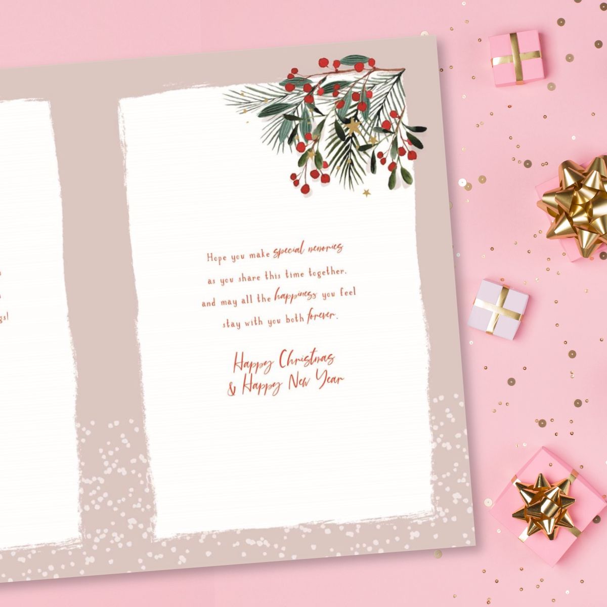 Grandson & Fiancée Christmas Card - Skylight Flutes