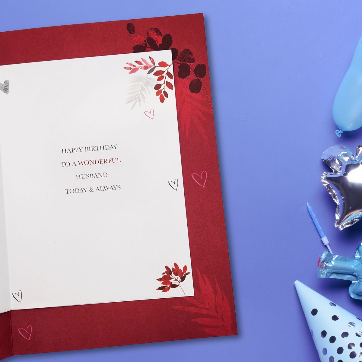 Husband Birthday Card - Large Second To None!