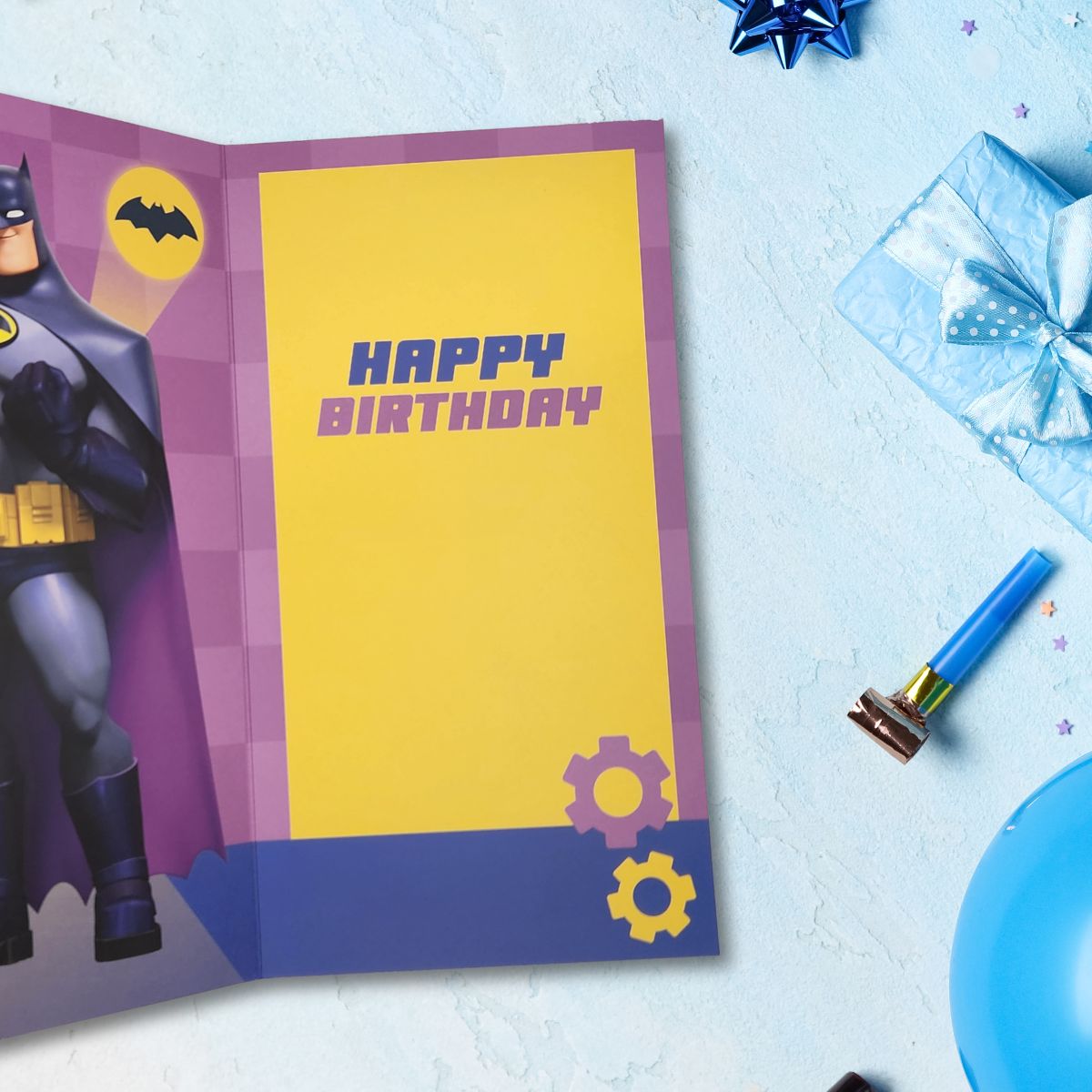 4th Birthday Card - Batwheels