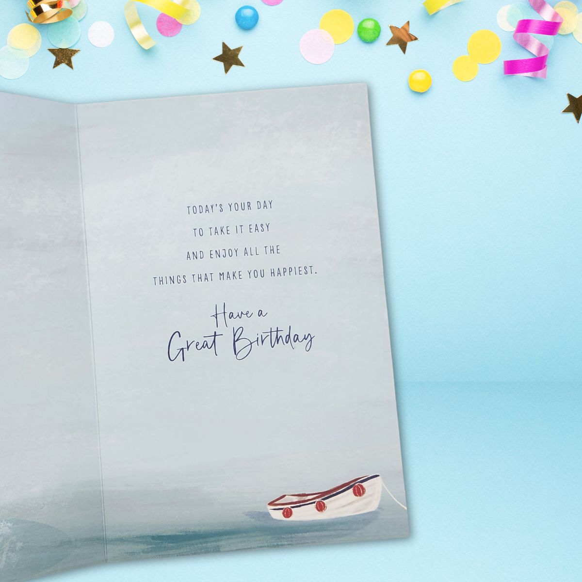 Brother Birthday Card - Harbour View