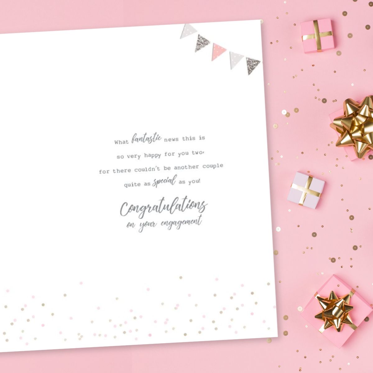 Engagement Card - Daughter & Fiancé