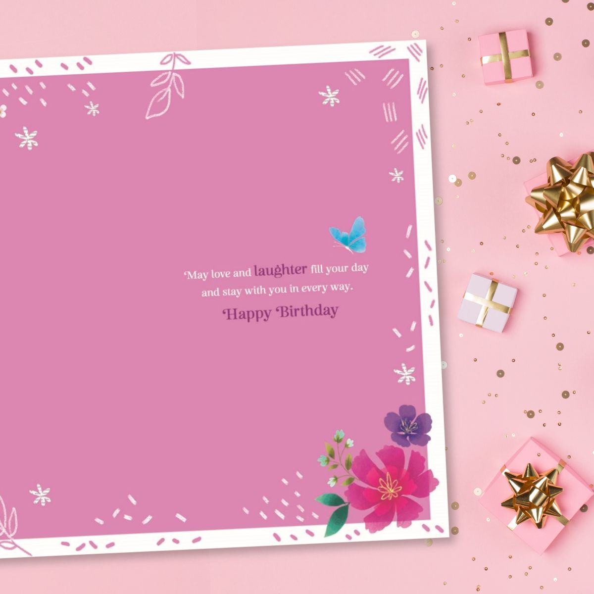 Enchanted Birthday Card - Happiness & Love