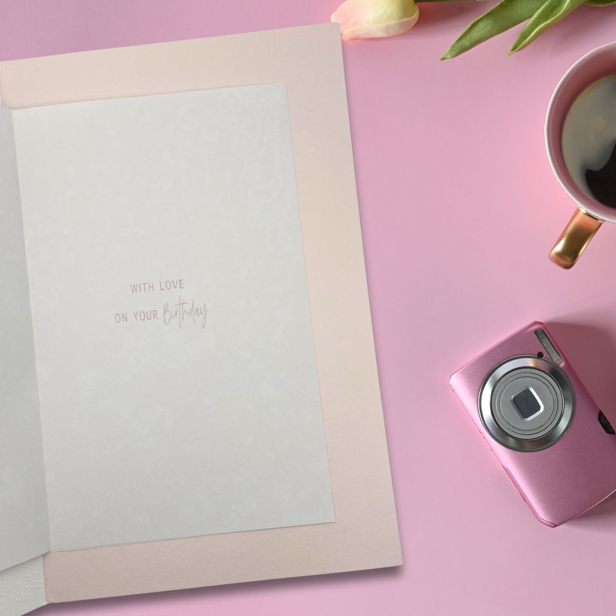 Granddaughter Birthday Card - Large Luxury Dress & Hearts