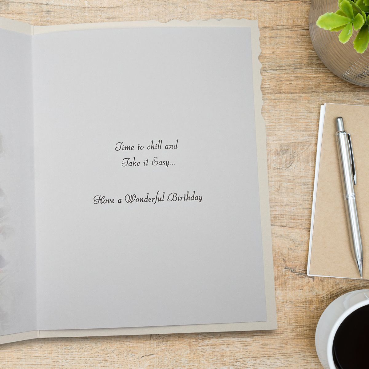 Velvet Birthday Card - Campervan