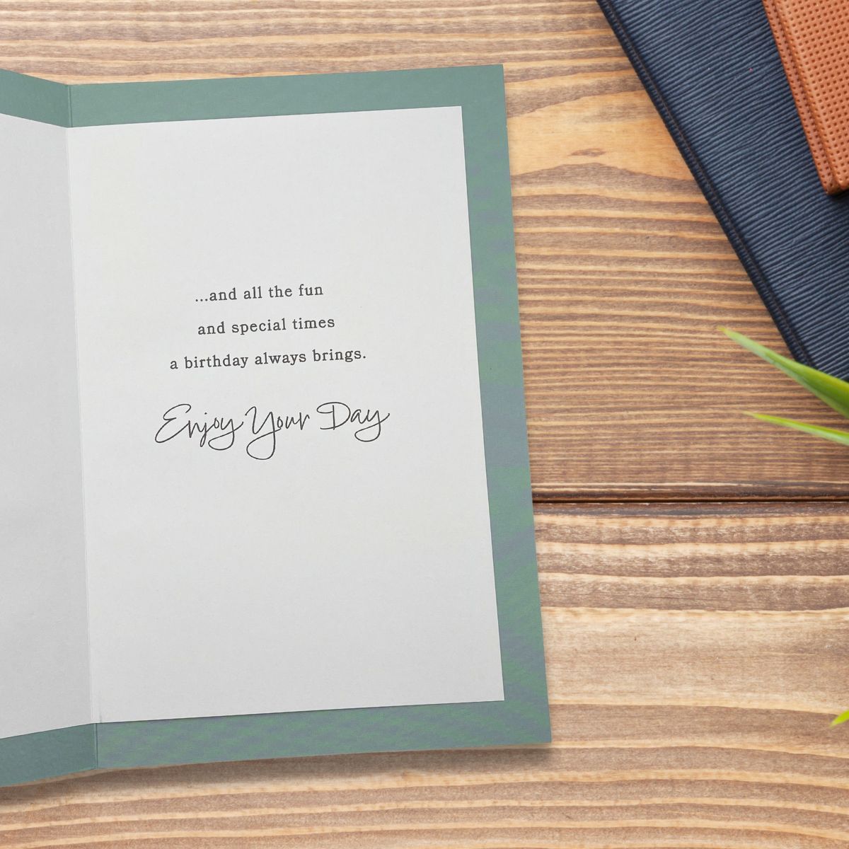 Simply Traditional Birthday Card - Pub Garden Scene