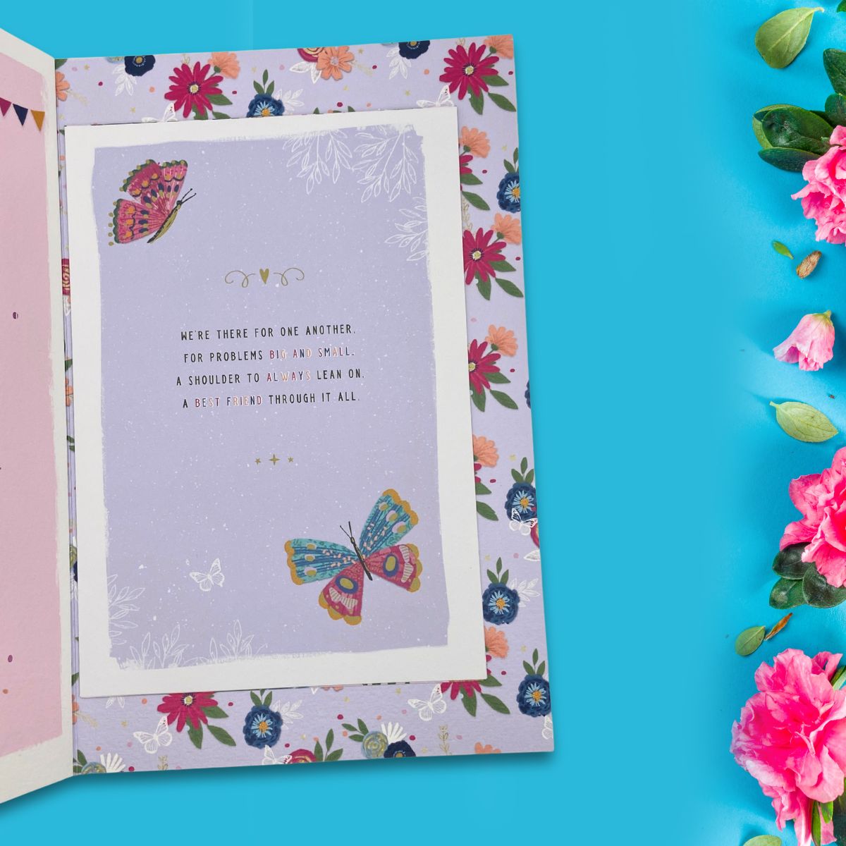 Sister Birthday Card - Large Pavillion Floral Cake