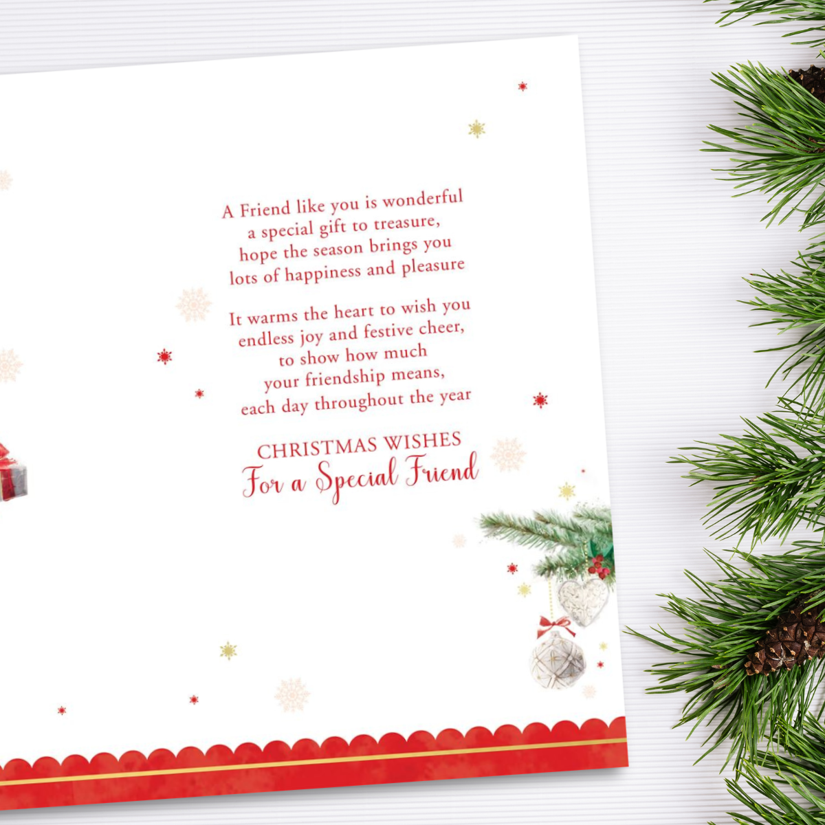 Friend Christmas Card - Grass Roots