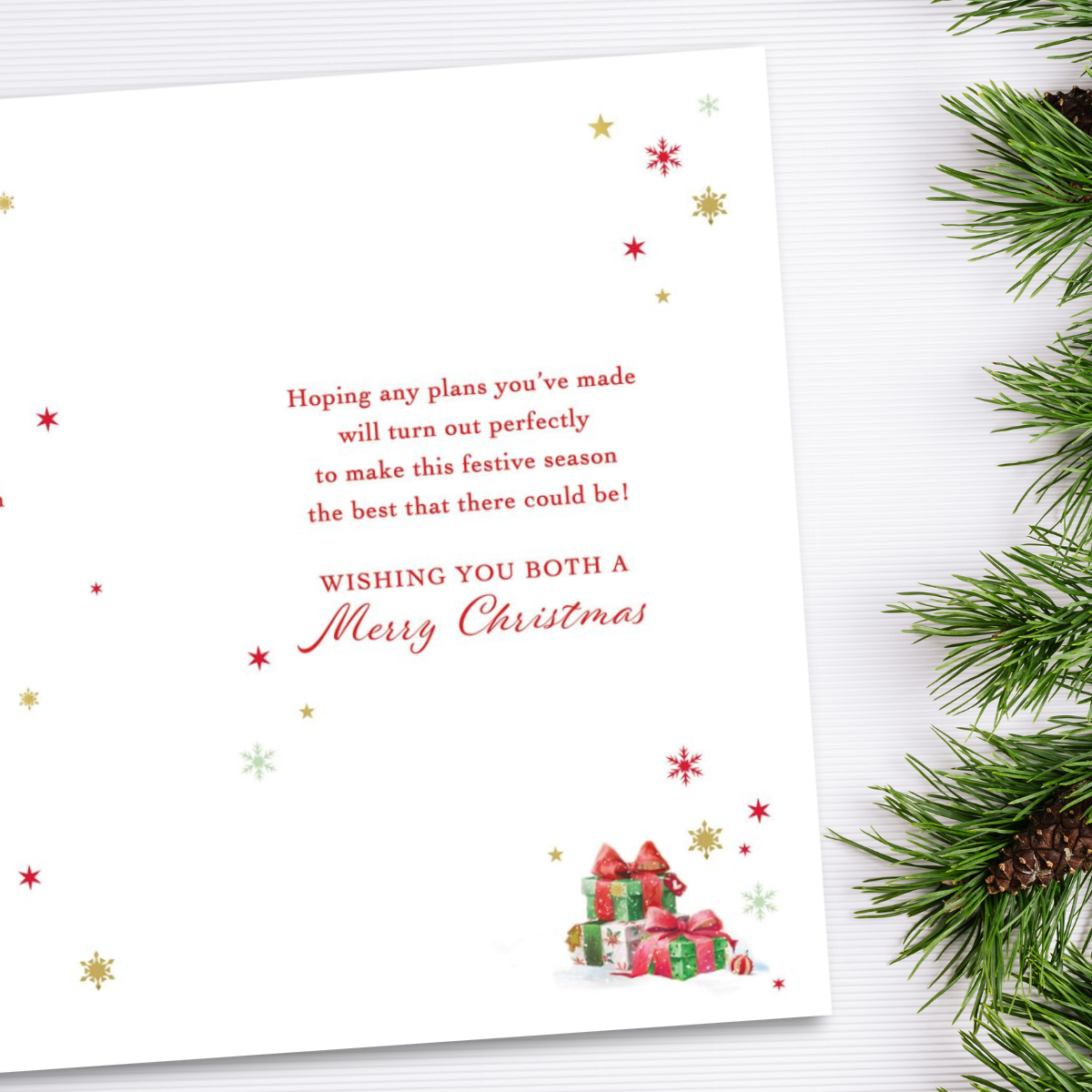 Nephew & Wife Christmas Card - Grass Roots