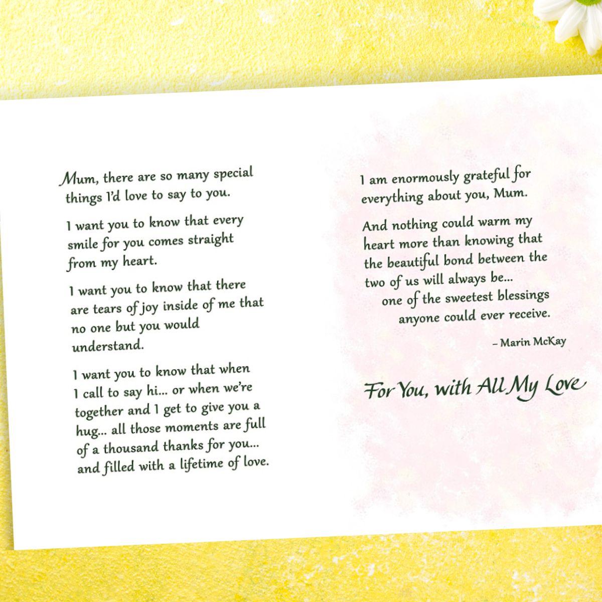 Mother Card - 3-Fold Blue Mountain Arts