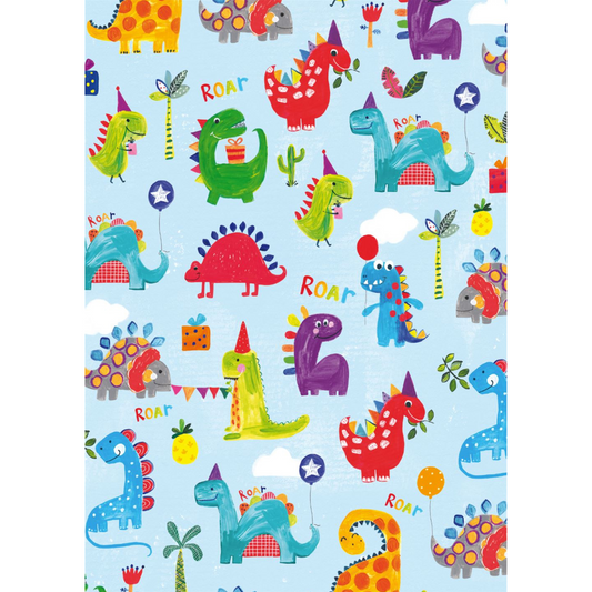 Giftwrap - Luxury Dinosaurs Wrapping Paper