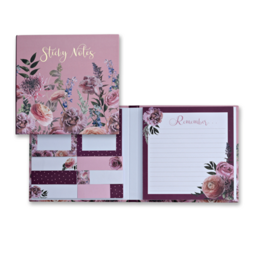 Blushing Rose - Sticky Notes & Pad