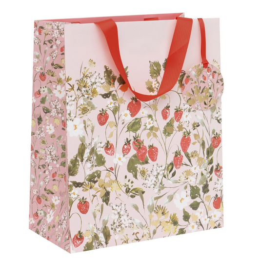 Gift Bag Large - Strawberry Patch