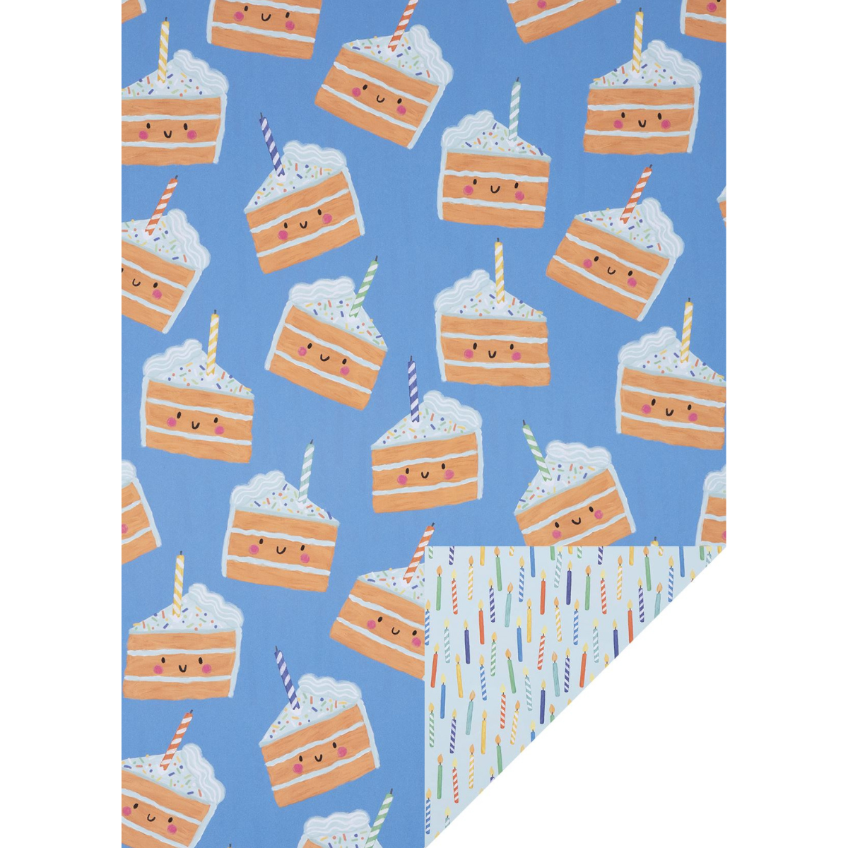 Giftwrap - Luxury Cakey Blue Wrapping Paper