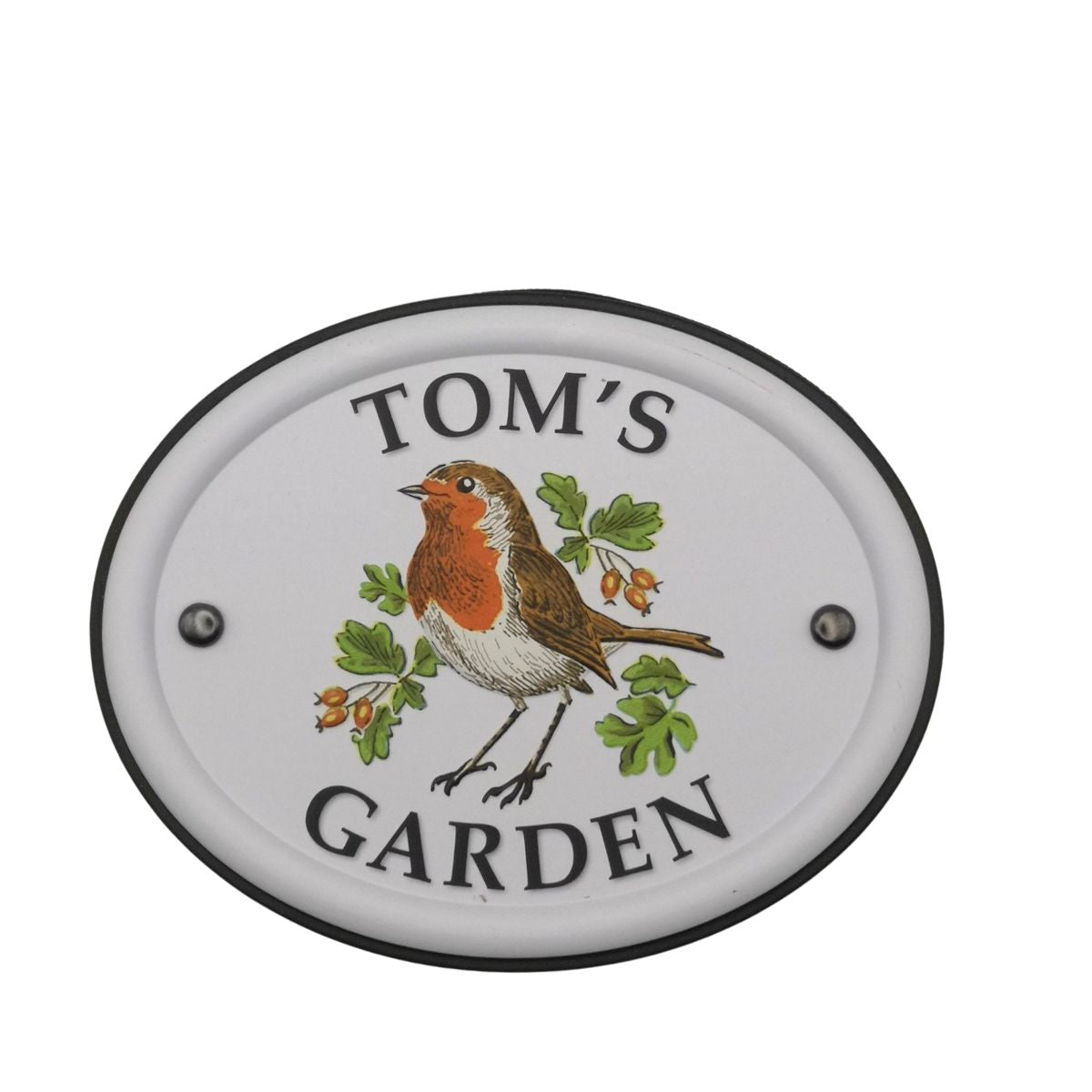 British Birds Decorative Garden Sign - Tom