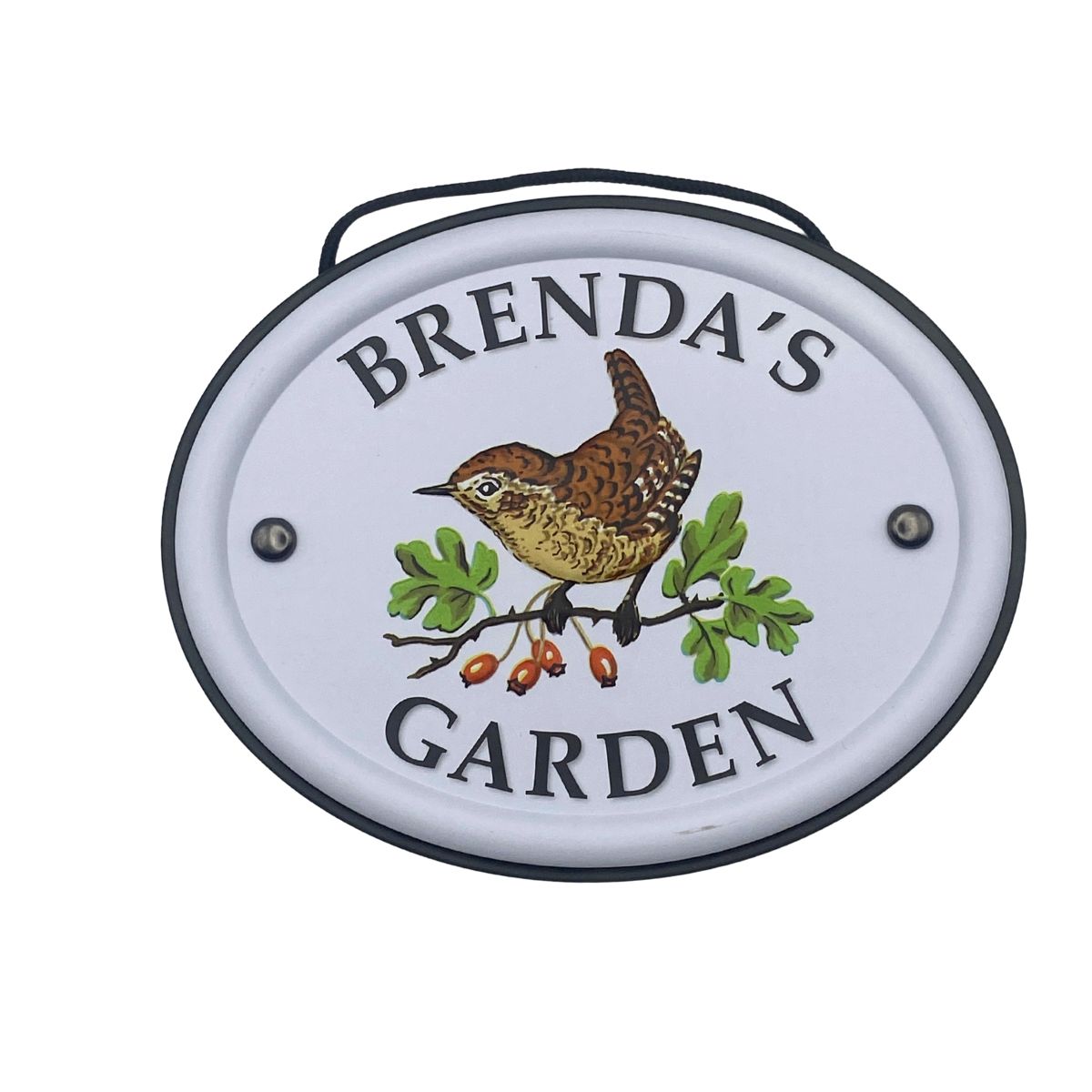 British Birds Decorative Garden Sign - Brenda