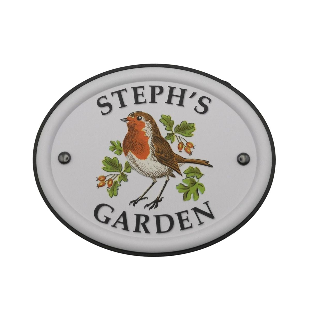 British Birds Decorative Garden Sign - Steph