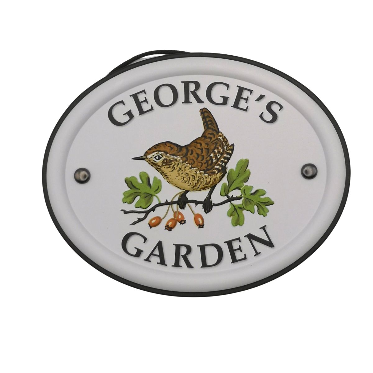 British Birds Decorative Garden Sign - George