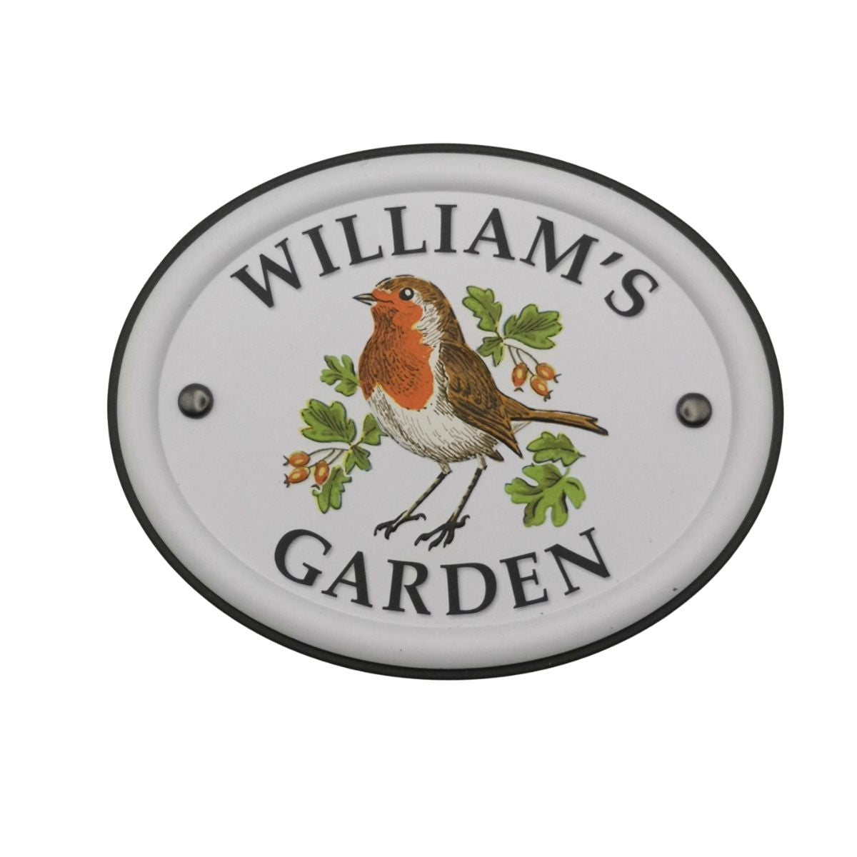 British Birds Decorative Garden Sign - William